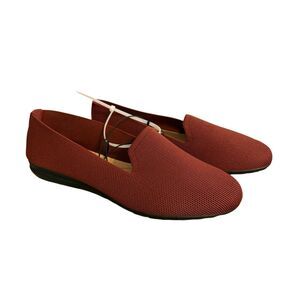 🟢🟢Brand New Andiamo Burgundy Flats Casper Wide Shoes Size 9.5 or 9 1/2